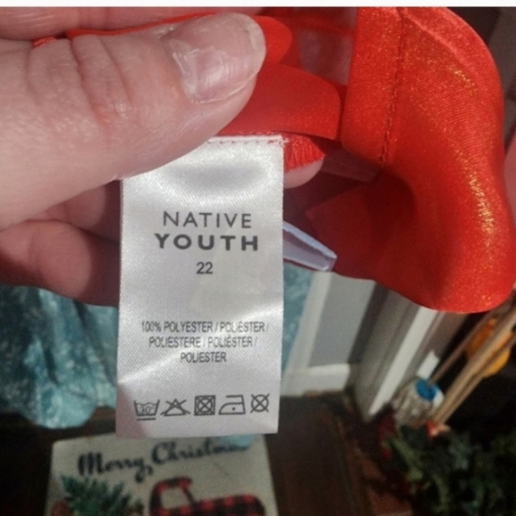 🍂🍁Nwt Asos oversized iridescent orange blouse 18 - Picture 5 of 6